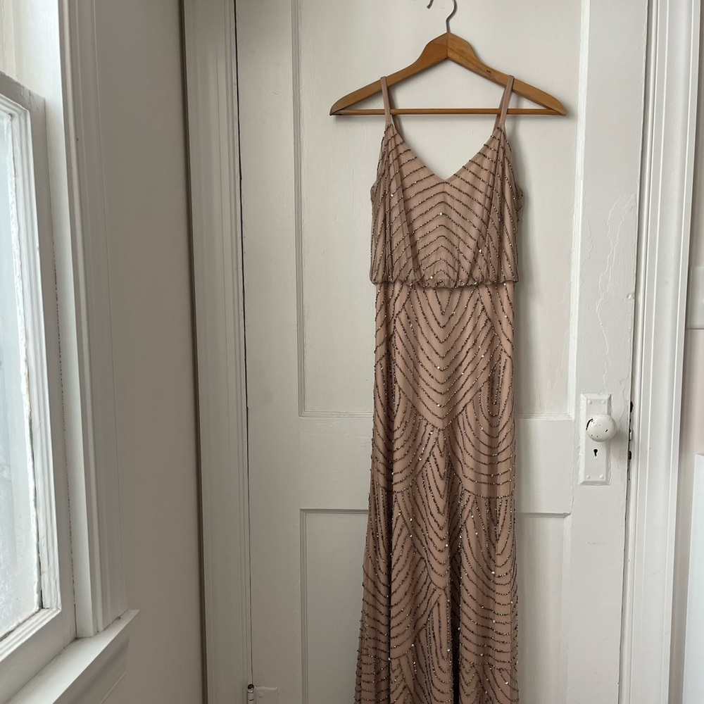 Adrianna Papell beaded dress